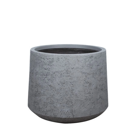 ΚΑΣΠΩ FIBERCLAY ΓΚΡΙ ΤΣΙΜΕΝΤΟΥ ΚΩΝΙΚΟ ΚΟΝΤΟ ΜΕΓΑΛΟ - Φ55x44cm