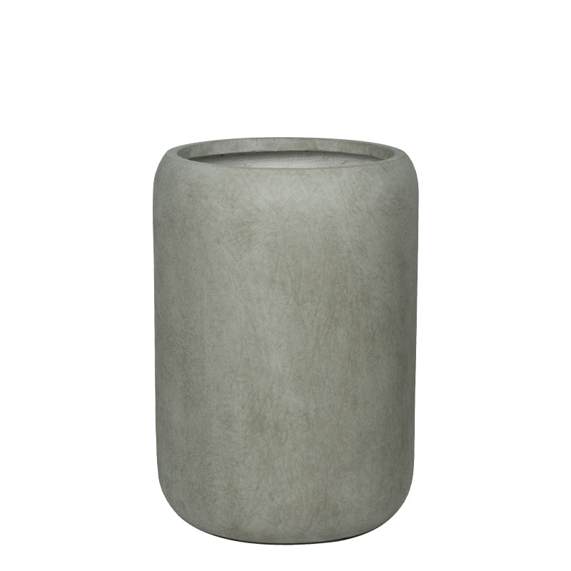 ΚΑΣΠΩ FIBERCLAY ΓΚΡΙ-ΛΑΔΙ ΒΑΡΕΛΙ ΠΟΜΠΕ ΨΗΛΟ ΜΕΣΑΙΟ - Φ42x59cm
