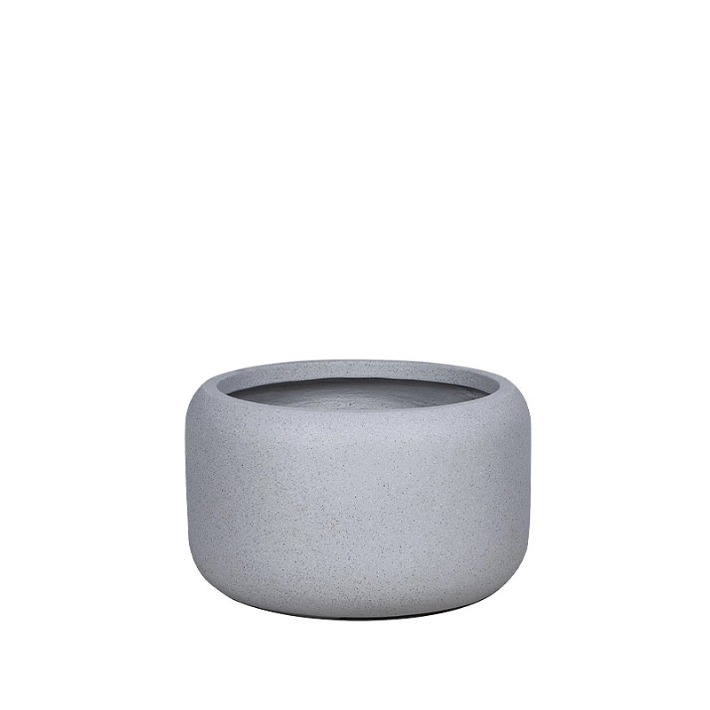 ΚΑΣΠΩ FIBERCLAY ΓΚΡΙ ΓΡΑΝΙΤΗ ΒΑΡΕΛΙ ΠΟΜΠΕ ΚΟΝΤΟ ΜΕΣΑΙΟ - Φ44x26cm