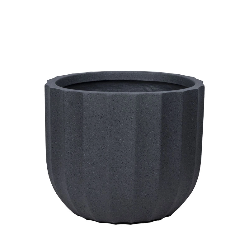 ΚΑΣΠΩ FIBERCLAY ΜΑΥΡΟ ΓΡΑΝΙΤΗ ΚΙΟΝΑΣ ΚΟΝΤΟ ΓΙΓΑ - Φ55.5x46.5cm