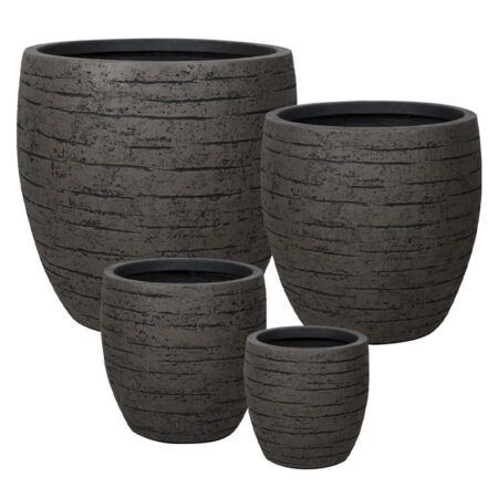 ΚΑΣΠΩ FIBERCLAY ΣΕΤ/4 ΚΑΦΕ ΚΡΑΚΕΛΕ ΓΑΒΑΘΑ ΒΑΘΙΑ - S:Φ25x25, M:Φ33x33, L:Φ43x43, XL:Φ54x54cm - 
