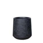 ΚΑΣΠΩ FIBERCLAY ΜΑΥΡΟ ΠΕΤΡΑΣ MEDIUM ΣΤΡΟΓΓΥΛΟ ΚΩΝΙΚΟ ΨΗΛΟ - Φ38.5x41cm