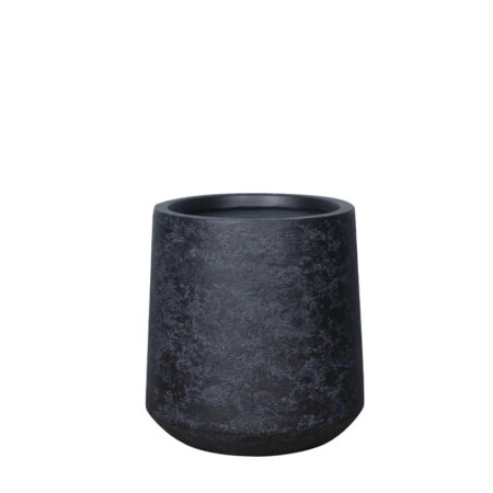 ΚΑΣΠΩ FIBERCLAY ΜΑΥΡΟ ΠΕΤΡΑΣ MEDIUM ΣΤΡΟΓΓΥΛΟ ΚΩΝΙΚΟ ΨΗΛΟ - Φ38.5x41cm - Κασπω