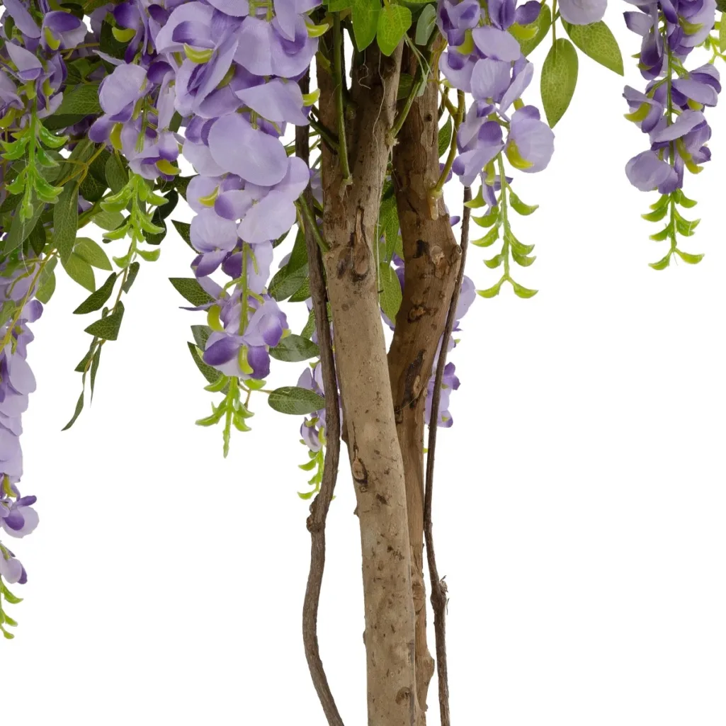 WISTERIA PURPLE 20682 Τεχνητό Διακοσμητικό Δέντρο Μωβ Βιστερία Μ60 x Π60 x Υ180cm