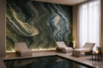 PVC Panel τοιχου 122cm x 280cm x 2,8mm ONYX GREEN 901