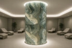 PVC Panel τοιχου 122cm x 280cm x 2,8mm ONYX GREEN 901