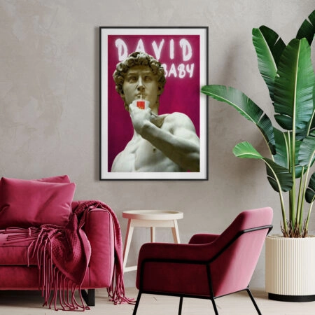 Πόστερ ALTERED ART DAVID BABY - Πορτραιτα - Φιγουρες