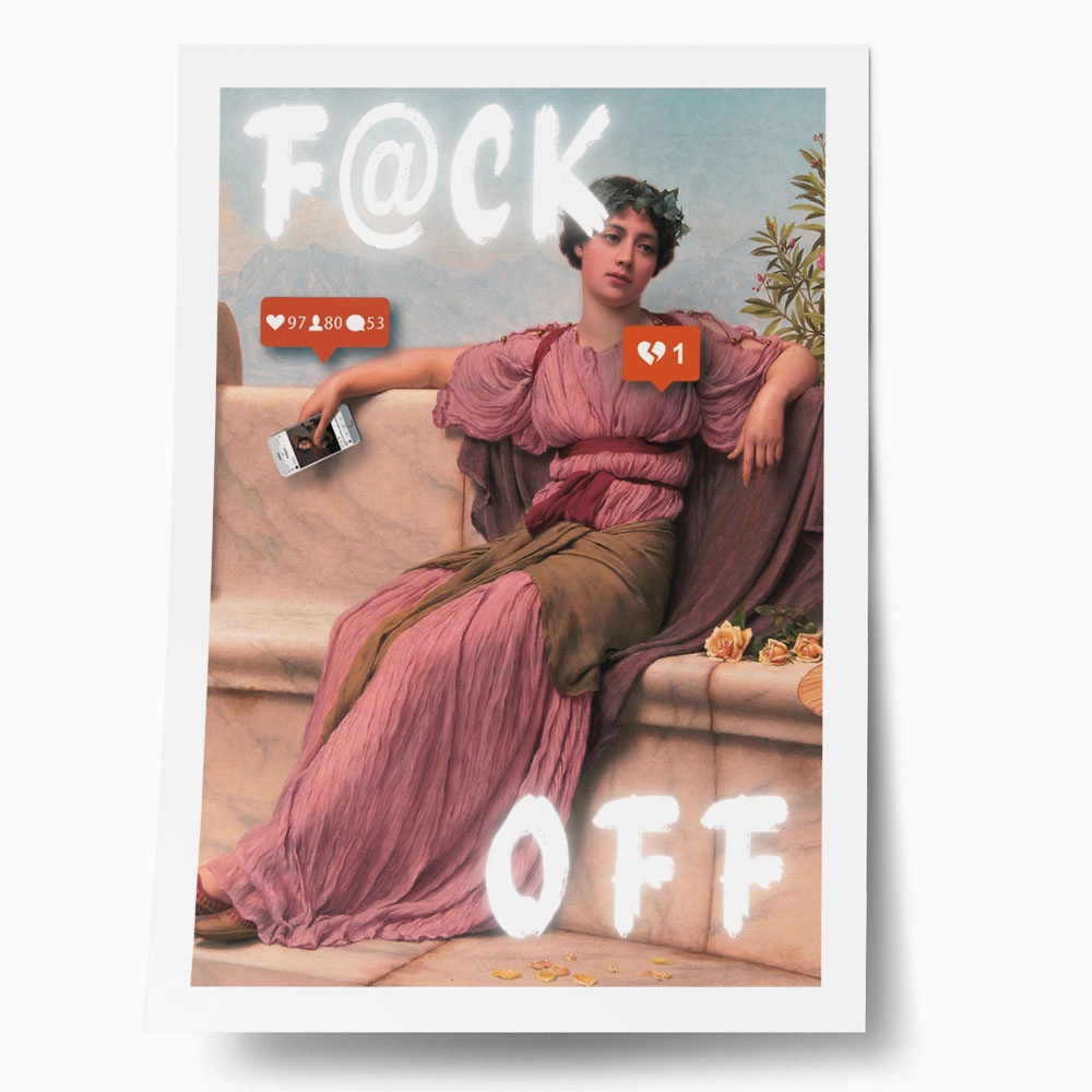 Πόστερ ALTERED ART F@CK OFF