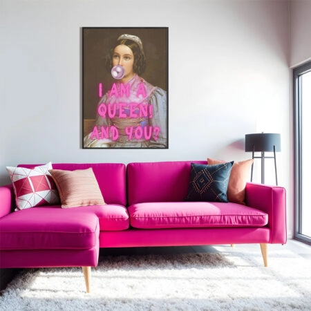 Πόστερ ALTERED ART I AM A QUEEN - Φρασεις - Κείμενο