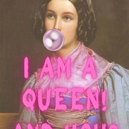 Πόστερ ALTERED ART I AM A QUEEN - Φρασεις - Κείμενο Sticky 3