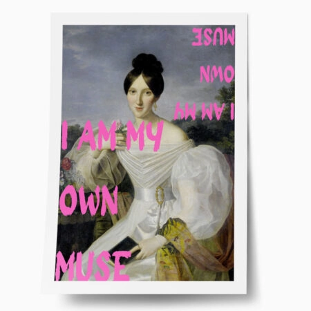 Πόστερ ALTERED ART I AM MY OWN MUSE - Φρασεις - Κείμενο Sticky 1