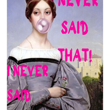 Πόστερ ALTERED ART I NEVER SAID THAT - Φρασεις - Κείμενο Sticky 3
