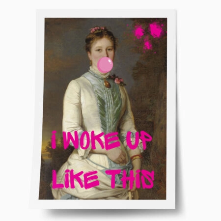 Πόστερ ALTERED ART I WOKE UP LIKE THIS 2 - Φρασεις - Κείμενο Sticky 1