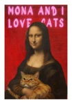 Πόστερ ALTERED ART MONA AND I LOVE CATS