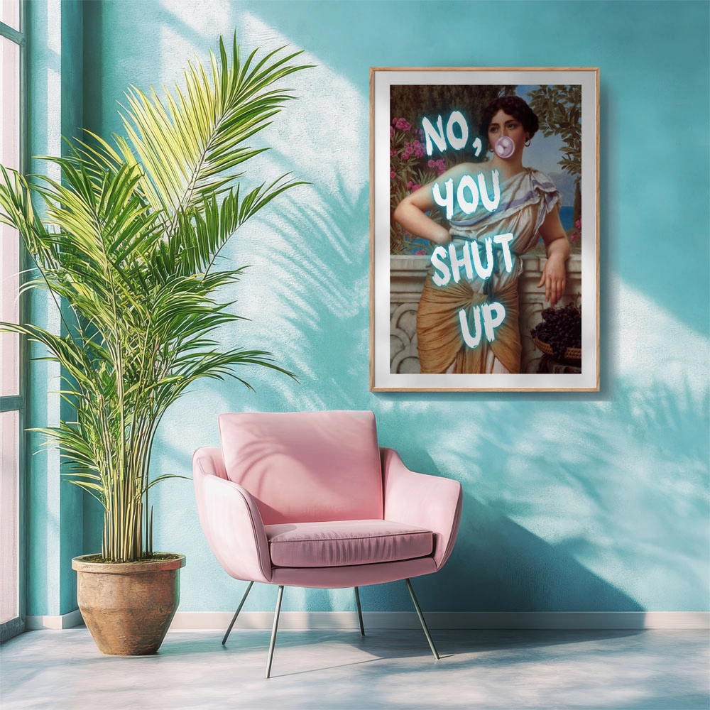 Πόστερ ALTERED ART NO YOU SHUT UP