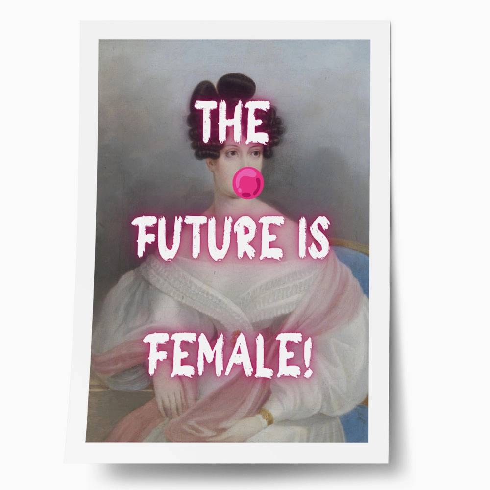 Πόστερ ALTERED ART THE FUTURE IS FEMALE