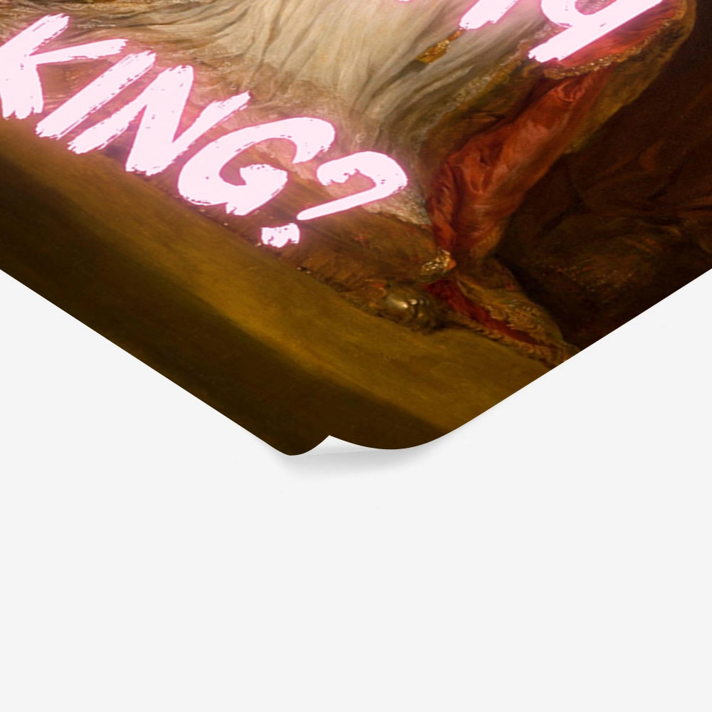 Πόστερ ALTERED ART WHO WANTS TO BE MY KING