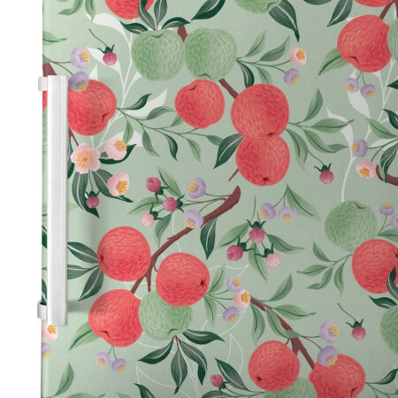 Αυτοκόλλητο ψυγείου APPLES - Floral Sticky 2
