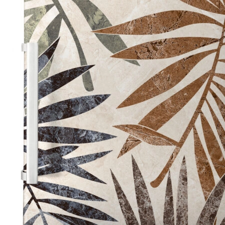 Αυτοκόλλητο ψυγείου BEIGE PALM LEAVES - Floral Sticky 2