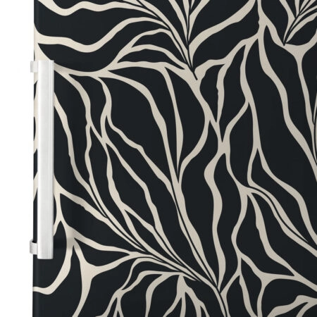Αυτοκόλλητο ψυγείου BLACK LEAVES - Floral Sticky 2