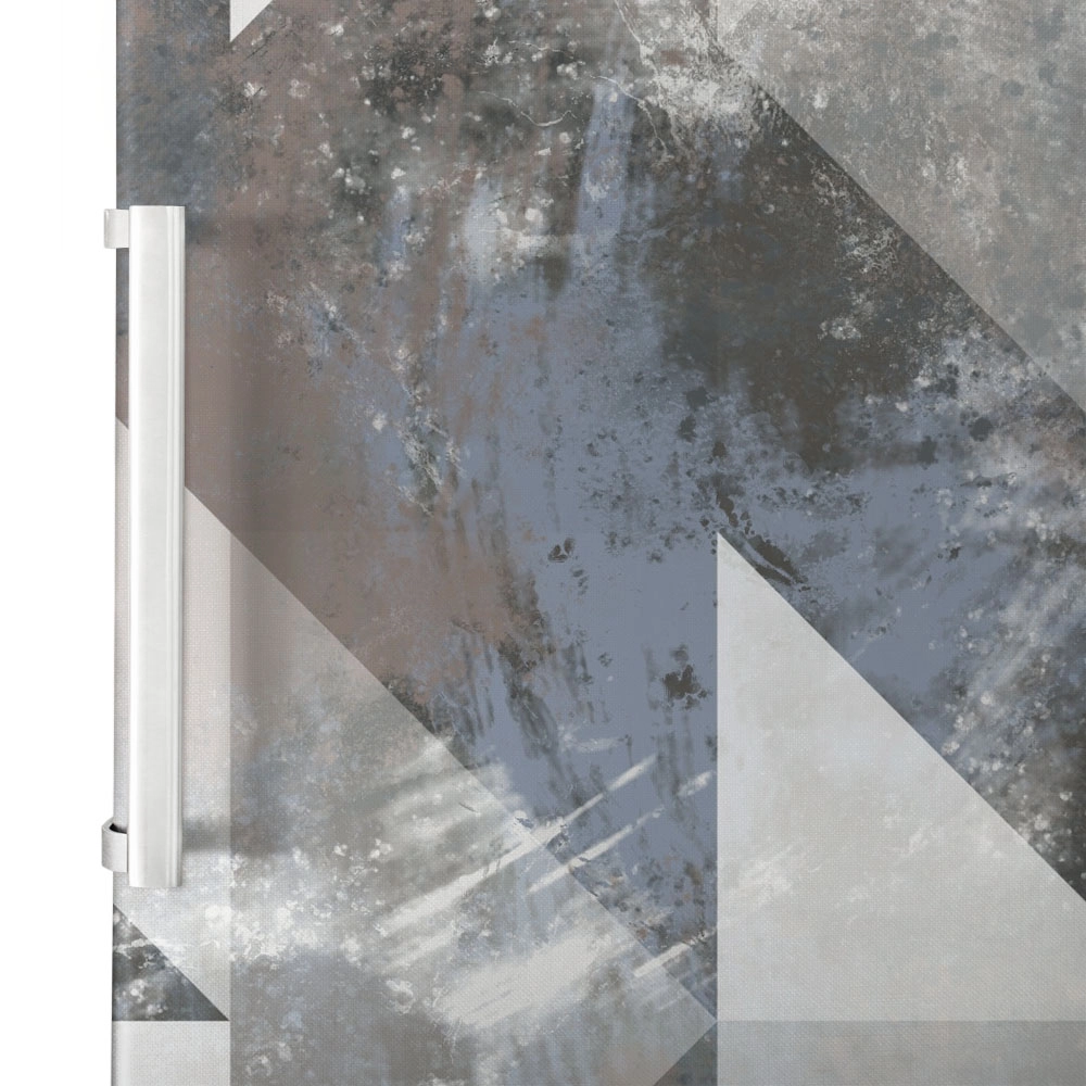 Αυτοκόλλητο ψυγείου BROWN AND GREY GEOMETRICAL