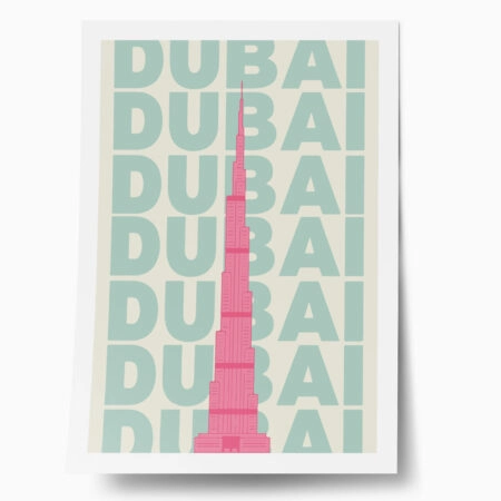 Πόστερ DUBAI - Πολεις - Χαρτες Sticky 1
