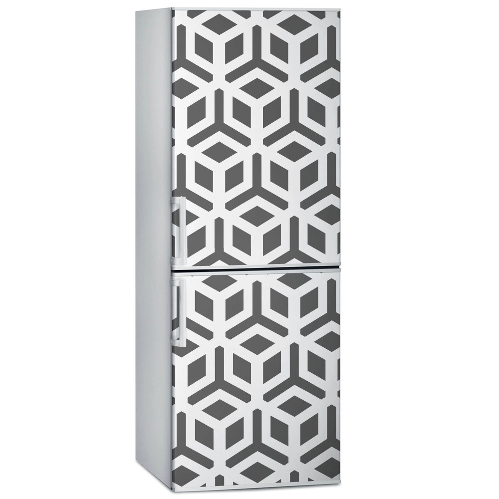 Αυτοκόλλητο ψυγείου GEOMETRIC CUBES