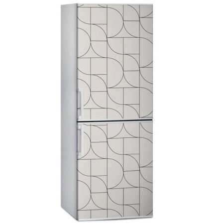 Αυτοκόλλητο ψυγείου GEOMETRICAL ABSTRACT BEIGE PATTERN - Αλλα
