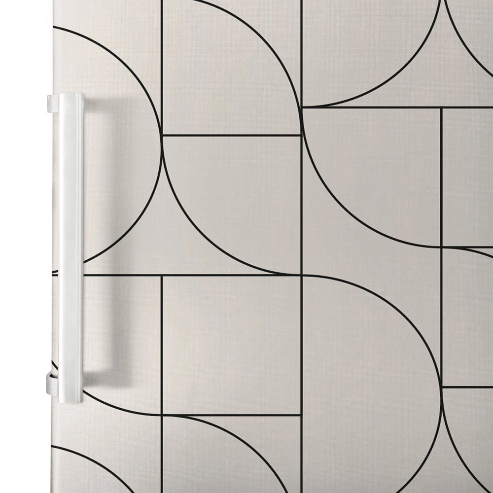 Αυτοκόλλητο ψυγείου GEOMETRICAL ABSTRACT BEIGE PATTERN