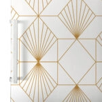 Αυτοκόλλητο ψυγείου GEOMETRICAL LUXURY RHOMBUSES