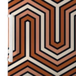 Αυτοκόλλητο ψυγείου GEOMETRICAL RETRO PATTERN