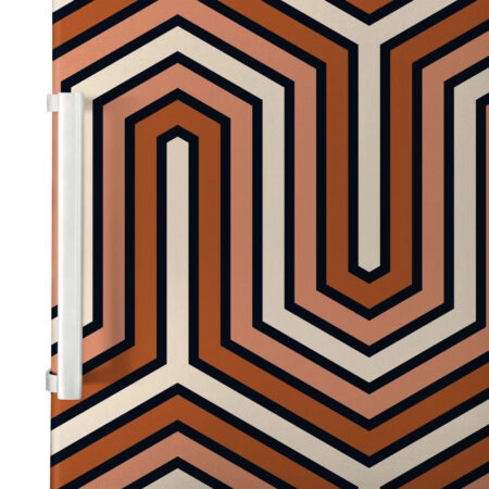 Αυτοκόλλητο ψυγείου GEOMETRICAL RETRO PATTERN - Αλλα Sticky 2