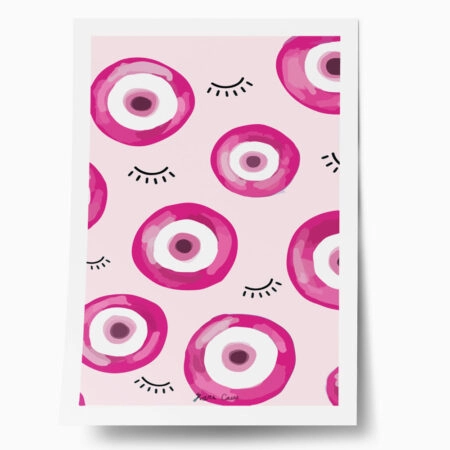 Πόστερ PINK EYES - Abstract - Αφηρημένα Sticky 1