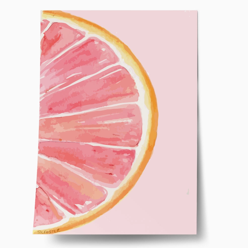 Πόστερ PINK GRAPEFRUIT