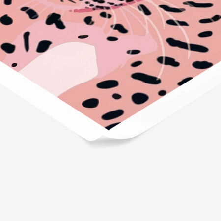 Πόστερ PINK LEOPARD - Ζωα Sticky 2