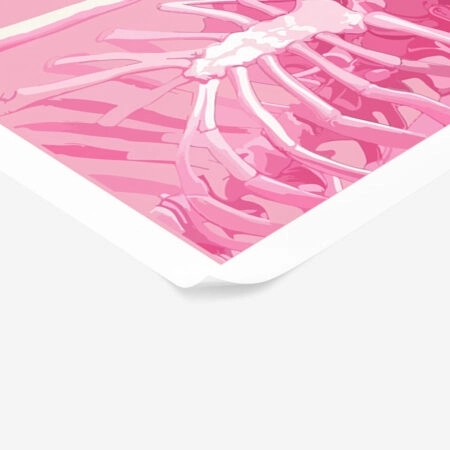 Πόστερ PINK SKELETON SELFIE - Πορτραιτα - Φιγουρες Sticky 2