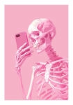 Πόστερ PINK SKELETON SELFIE