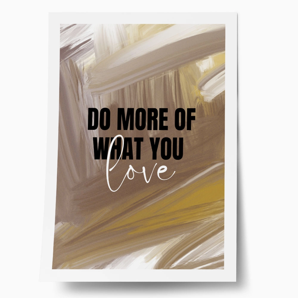 Πόστερ RETRO TRENDY DO MORE OF WHAT YOU LOVE