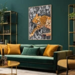 Πόστερ RETRO TRENDY SLEEPING CHEETAH