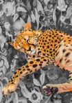 Πόστερ RETRO TRENDY SLEEPING CHEETAH