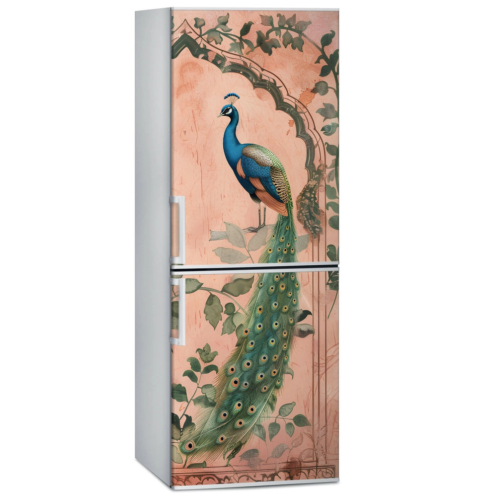 Αυτοκόλλητο ψυγείου VINTAGE PEACOCK