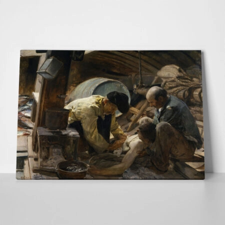 Πινακας σε καμβά JOAQUIN SOROLLA - AND THEY STILL SAY FISH ARE EXPENSIVE