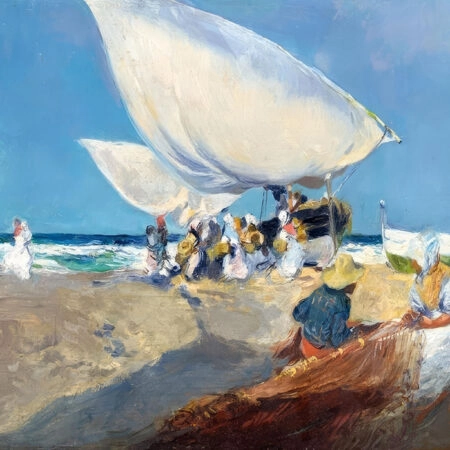 Πινακας σε καμβά JOAQUIN SOROLLA - ARREGLANDO LAS REDES - Sorolla Joaquin Sticky 5
