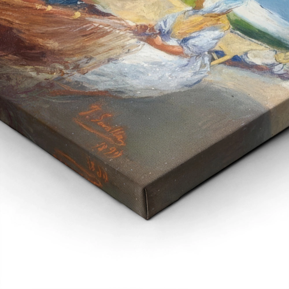 Πινακας σε καμβά JOAQUIN SOROLLA - ARREGLANDO LAS REDES