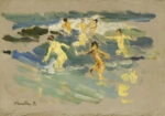 Πινακας σε καμβά JOAQUIN SOROLLA - BEACH AT VALENCIA