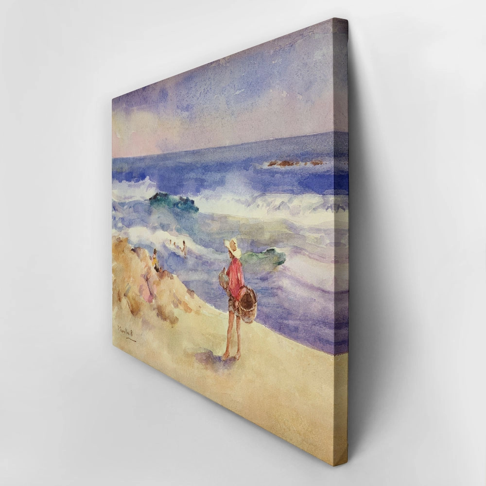 Πινακας σε καμβά JOAQUIN SOROLLA - BOY ON THE SAND