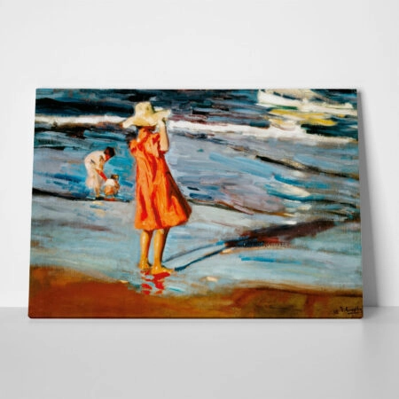 Πινακας σε καμβά JOAQUIN SOROLLA - CHILDREN ON THE BEACH - Sorolla Joaquin