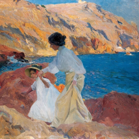 Πινακας σε καμβά JOAQUIN SOROLLA - CLOTILDE AND ELENA ON THE ROCKS AT JAVEA - Sorolla Joaquin Sticky 5