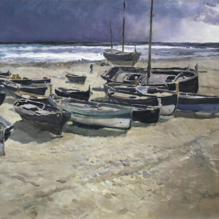 Πινακας σε καμβά JOAQUIN SOROLLA - DIA DE TEMPESTAD VALENCIA - Sorolla Joaquin Sticky 5