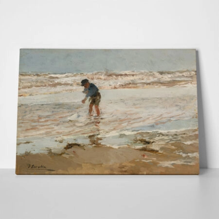Πινακας σε καμβά JOAQUIN SOROLLA - EL NINO DE LA BARQUITA - Sorolla Joaquin Sticky 1